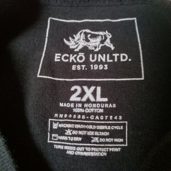 ECKO UNLTD Shirt 2XL 20 Years Strong Skull Football Helmet MXMXCIII Streetwear - Picture 4 of 8